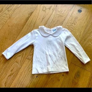 Bella Bliss white Peter Pan collared shirt